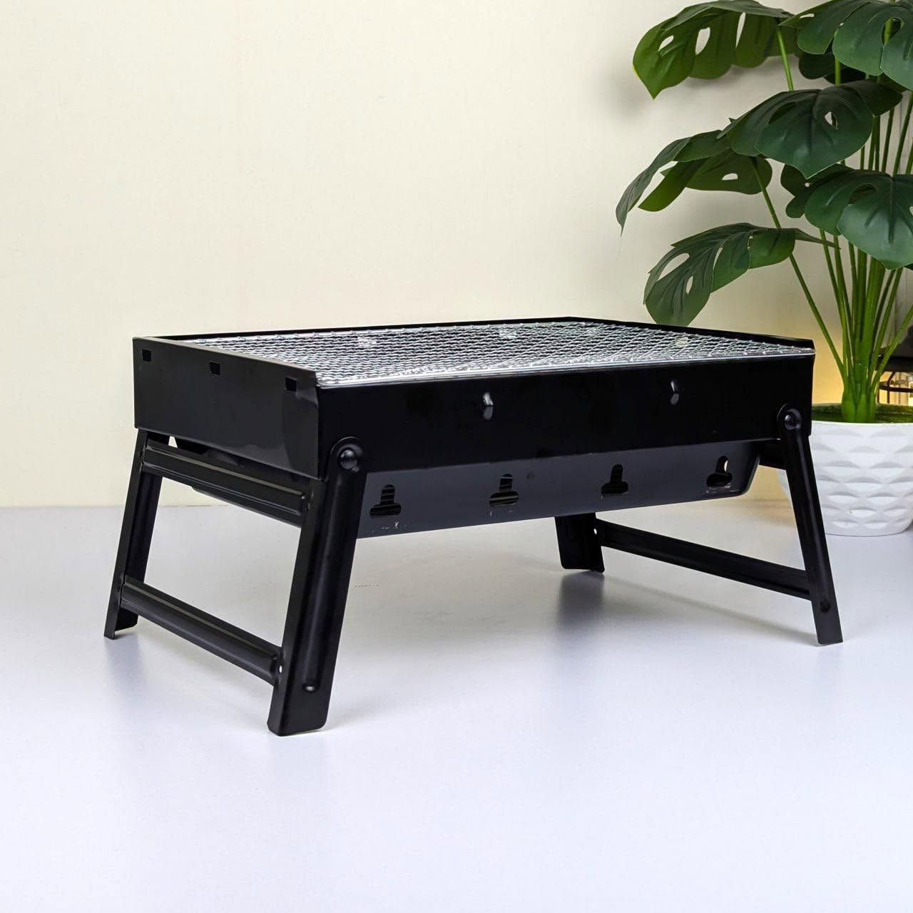 17-Inch Portable Charcoal BBQ Grill Maker